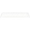 Serre avec cadre en acier blanc 30 m² 10x3x2 m 