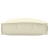 Coussin de palette pour siège Crème 50x50x12 cm Tissu Oxford 