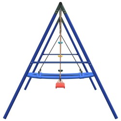 Jeu extérieur avec balançoire, balançoire à disque et nid 