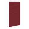 Store plissé rouge bordeaux 105x200 cm largeur du tissu 104,4cm 