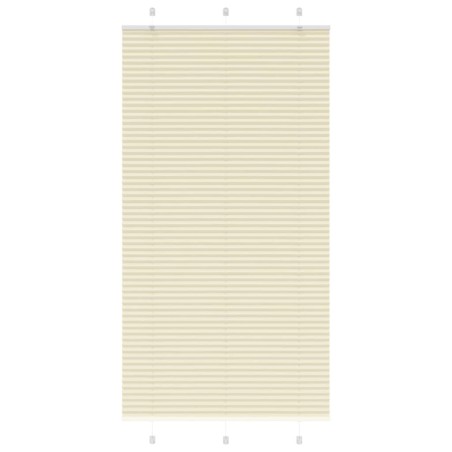 Store plissé crème 105x200cm largeur du tissu 104,4cm polyester 