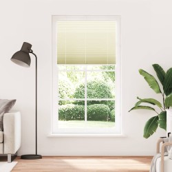 Store plissé crème 105x200cm largeur du tissu 104,4cm polyester 