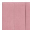 Lit avec matelas rose 80x200 cm velours 