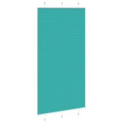 Store plissé vert pétrole 105x200cm largeur du tissu 104,4cm 