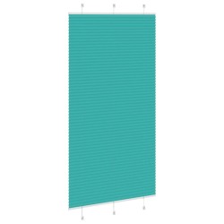 Store plissé vert pétrole 105x200cm largeur du tissu 104,4cm 
