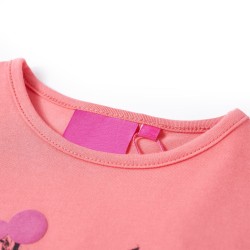 T-shirt enfants à manches longues rose 140 