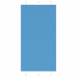 Store plissé bleu 105x200 cm largeur du tissu 104,4cm polyester 