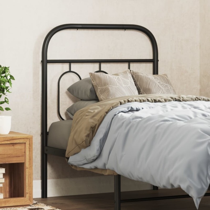 Tête de lit métal noir 75 cm Tête de lit métal noir 75 cm