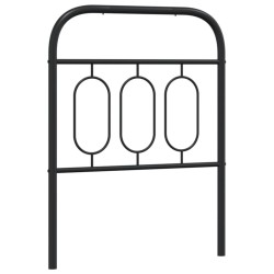 Tête de lit métal noir 75 cm 