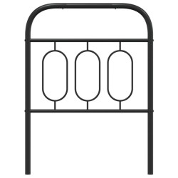 Tête de lit métal noir 75 cm 