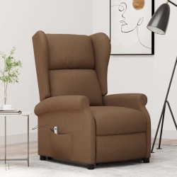 Fauteuil Marron Tissu 