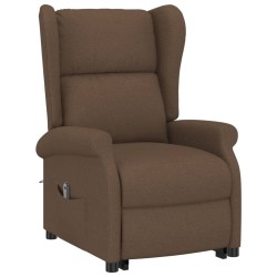 Fauteuil Marron Tissu 