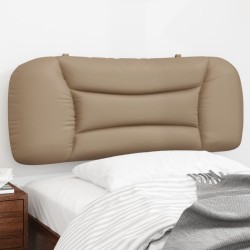 Coussin de tête de lit cappuccino 100 cm similicuir 