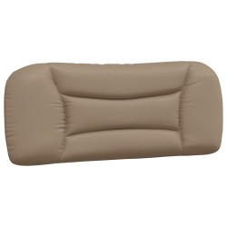 Coussin de tête de lit cappuccino 100 cm similicuir 