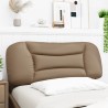 Coussin de tête de lit cappuccino 100 cm similicuir 