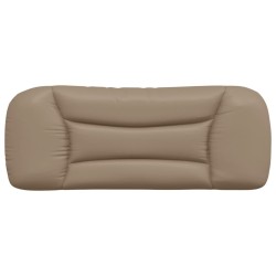 Coussin de tête de lit cappuccino 100 cm similicuir 