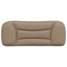 Coussin de tête de lit cappuccino 100 cm similicuir 