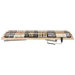 Sommier à lattes électrique sans matelas avec 7 zones 70x200 cm 