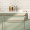 Poignées d'armoire 5 pcs bronze 480 mm acier inoxydable 