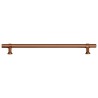 Poignées d'armoire 5 pcs bronze 480 mm acier inoxydable 