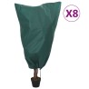 Housses de protection pour plantes avec cordon de serrage 8 pcs 