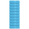 Serviettes d'invité 10 pcs turquoise 30x50cm 360g/m² 100% coton 