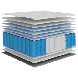 Matelas à ressorts ensachés moyen 160x200 cm 