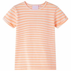 T-shirt pour enfants orange néon 140 
