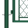Portail de jardin Acier 100x350 cm Vert 