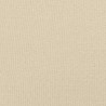Ensemble de canapés 2 pcs avec coussins Crème Tissu 
