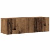 Ensemble de meuble TV mural 6 pcs vieux bois bois d'ingénierie 