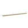 Panneaux bibliothèque 4 pcs Chêne sonoma 100x10x1,5cm Aggloméré 