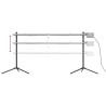 Ensemble de grille et de plateau automatique pour barbecue inox 