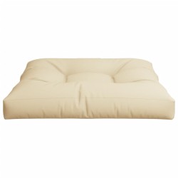 Coussin de canapé palette beige 70x70x12 cm 