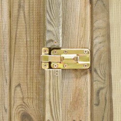 Abri à outils de jardin 135x60x123 cm Pinède imprégnée 