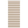 Store zèbre marron sable largeur du tissu 100,9 cm polyester 