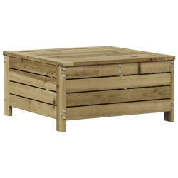 Salon de jardin 3 pcs avec coussins bois de pin imprégné 