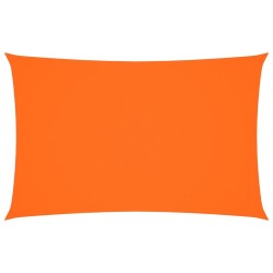 Voile de parasol tissu oxford rectangulaire 2x5 m orange 