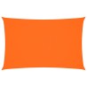 Voile de parasol tissu oxford rectangulaire 2x5 m orange 