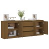 Armoire d'appoint Marron miel 180x36x65 cm Bois de pin massif 