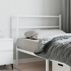 Tête de lit métal blanc 100 cm 