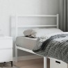 Tête de lit métal blanc 100 cm 