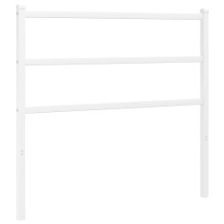 Tête de lit métal blanc 100 cm 