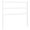 Tête de lit métal blanc 100 cm 