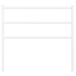 Tête de lit métal blanc 100 cm 