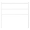 Tête de lit métal blanc 100 cm 