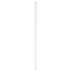 Tête de lit métal blanc 100 cm 