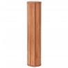 Tapis rectangulaire marron 60x100 cm bambou 