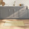 Tapis rectangulaire naturel clair 60x100 cm bambou 
