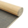 Tapis rectangulaire naturel clair 60x100 cm bambou 